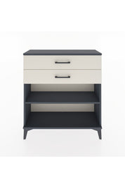 Arges Şifonyer Tek Raflı 2 Çekmeceli 88x30x96 Antrasit-Aytaşı