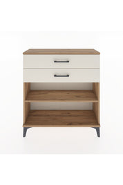 Arges Şifonyer Tek Raflı 2 Çekmeceli 88x30x96 Çam-Aytaşı