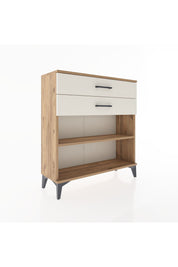 Arges Şifonyer Tek Raflı 2 Çekmeceli 88x30x96 Çam-Aytaşı