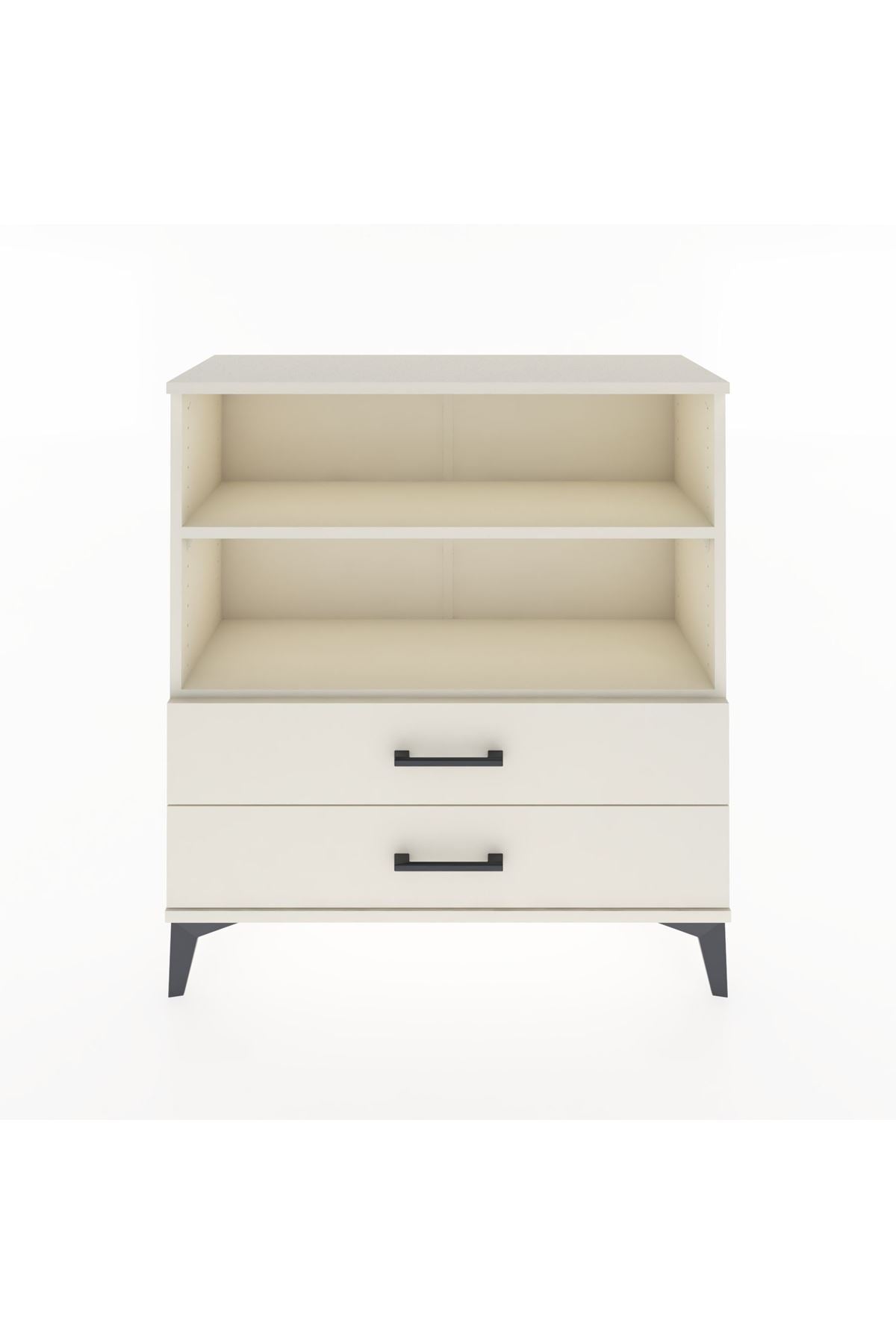 Arges Şifonyer 2 Raflı 2 Çekmeceli 88x30x96 - S04M005V1A