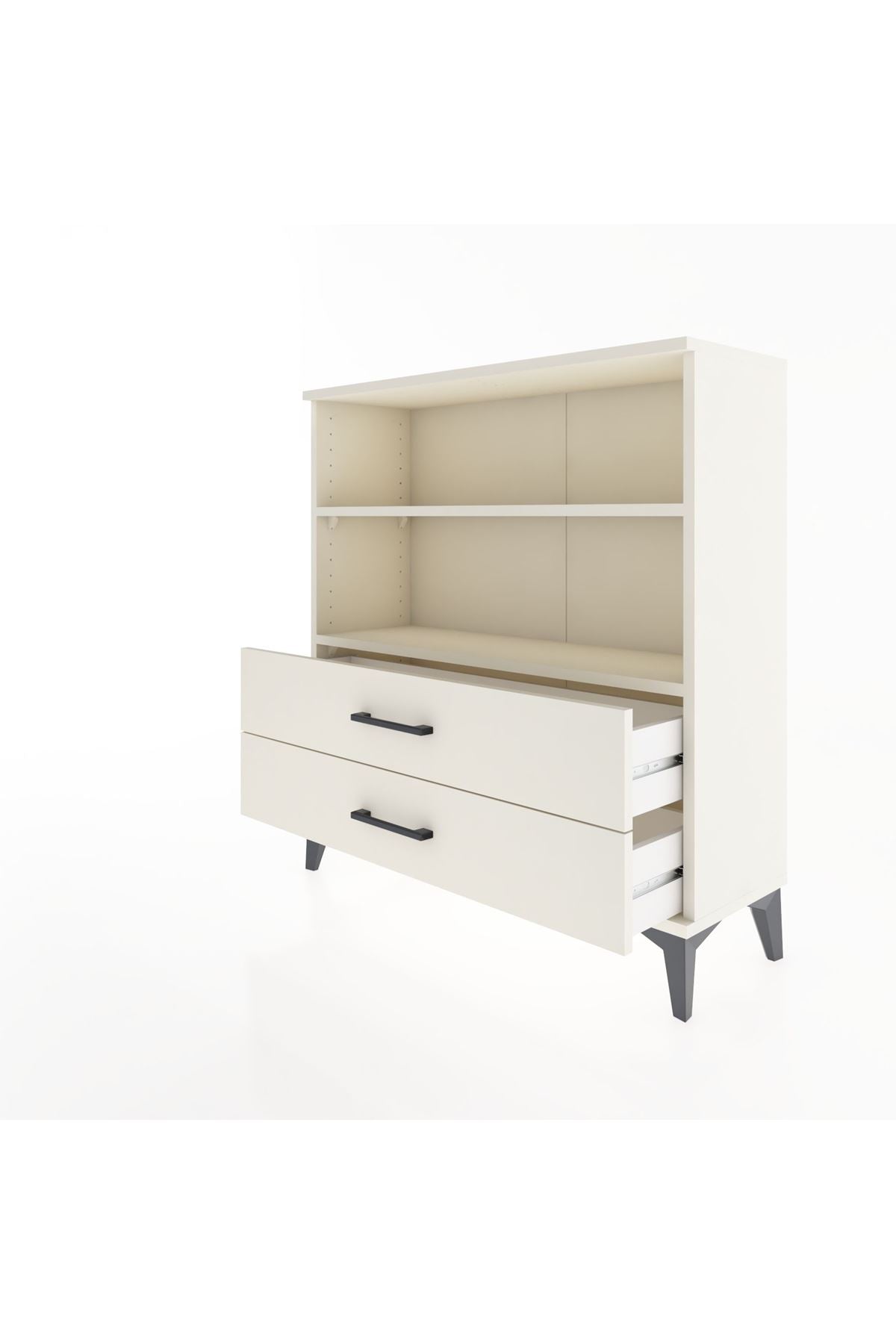 Arges Şifonyer 2 Raflı 2 Çekmeceli 88x30x96 - S04M005V1A