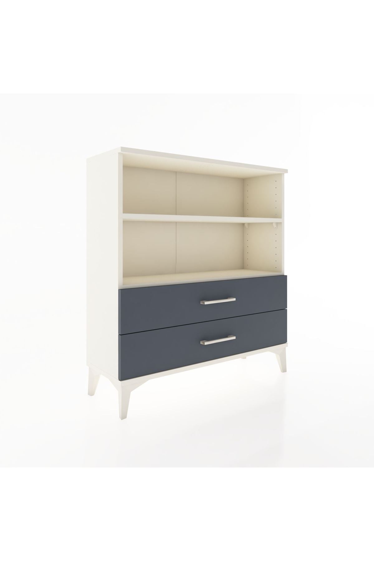 Arges Şifonyer 2 Raflı 2 Çekmeceli 88x30x96 Aytaşı-Antrasit