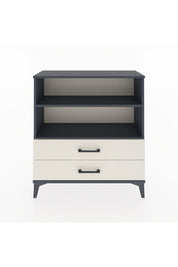 Arges Şifonyer 2 Raflı 2 Çekmeceli 88x30x96 Antrasit-Aytaşı