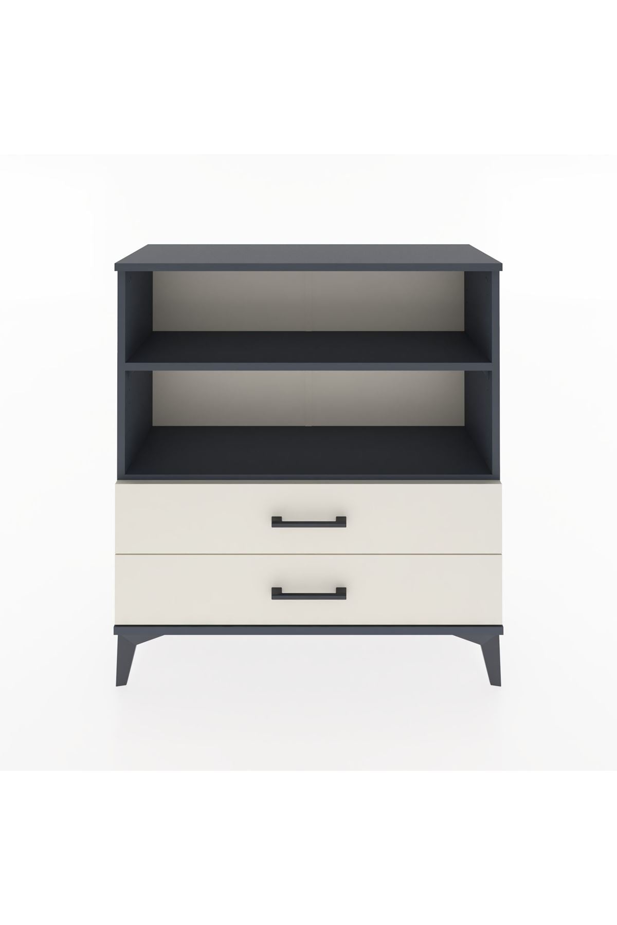 Arges Şifonyer 2 Raflı 2 Çekmeceli 88x30x96 - S04M005V4A