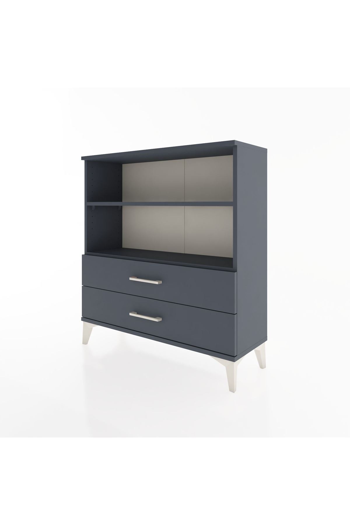 Arges Şifonyer 2 Raflı 2 Çekmeceli 88x30x96 - S04M005V5A