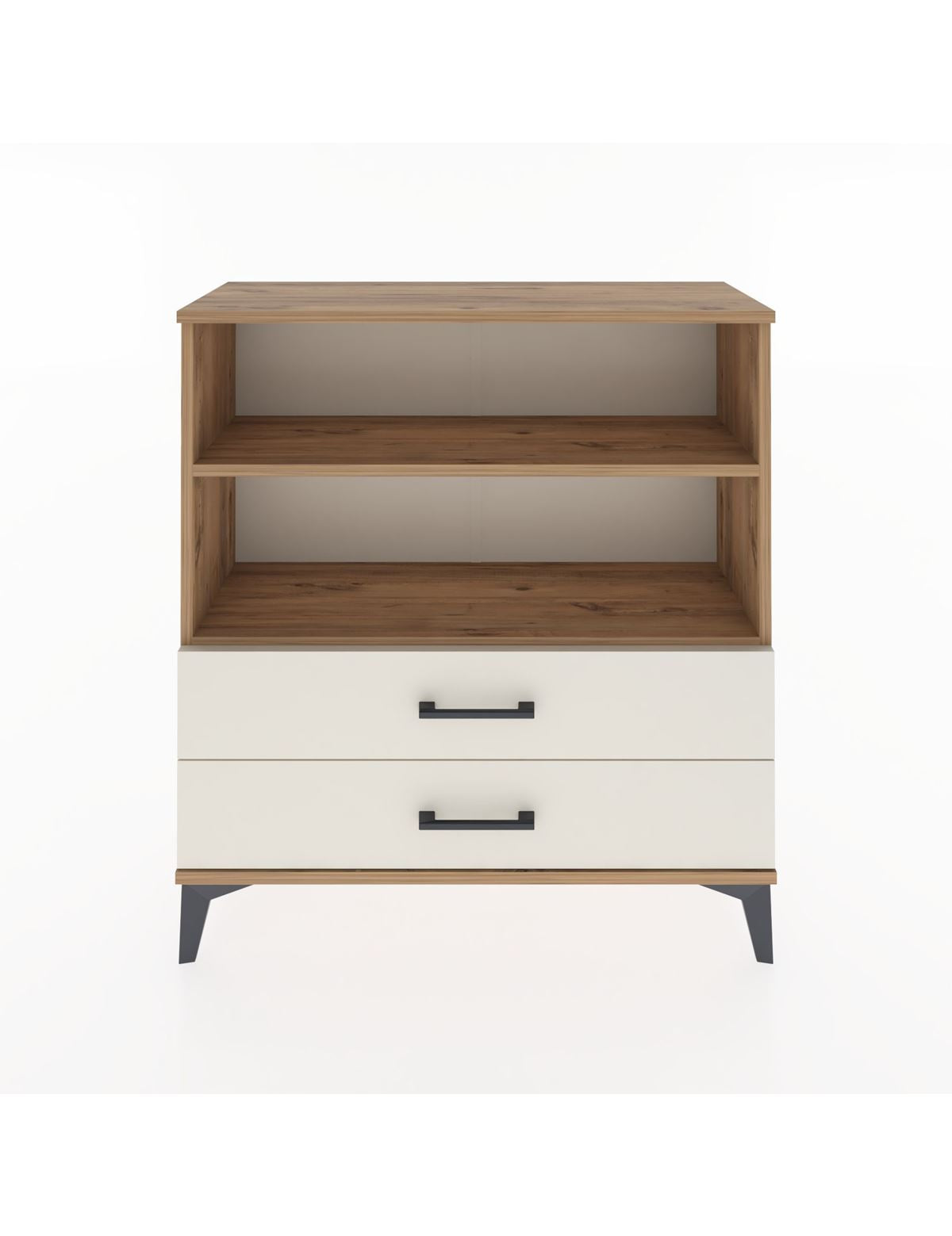 Arges Şifonyer 2 Raflı 2 Çekmeceli 88x30x96 - S04M005V7A