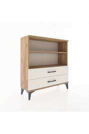 Arges Şifonyer 2 Raflı 2 Çekmeceli 88x30x96 Çam-Aytaşı