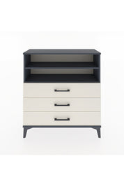 Arges Şifonyer 2 Raflı 3 Çekmeceli 88x30x96 Antrasit-Aytaşı