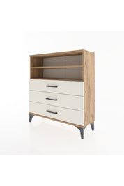 Arges Şifonyer 2 Raflı 3 Çekmeceli 88x30x96 Çam-Aytaşı