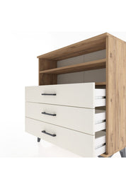 Arges Şifonyer 2 Raflı 3 Çekmeceli 88x30x96 Çam-Aytaşı