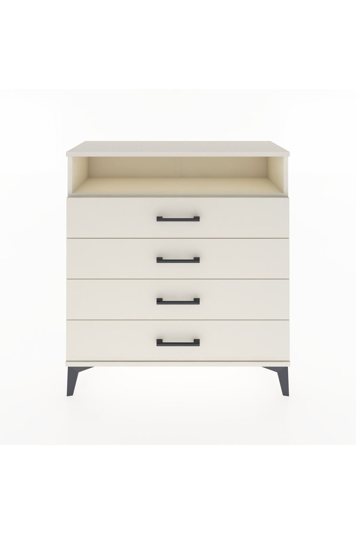 Arges Şifonyer Tek Raflı 4 Çekmeceli 88x30x96 Aytaşı-Aytaşı