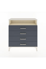 Arges Şifonyer Tek Raflı 4 Çekmeceli 88x30x96 Aytaşı-Antrasit