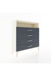 Arges Şifonyer Tek Raflı 4 Çekmeceli 88x30x96 Aytaşı-Antrasit