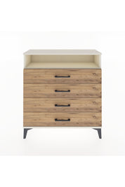 Arges Şifonyer Tek Raflı 4 Çekmeceli 88x30x96 Aytaşı-Çam