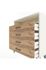 Arges Şifonyer Tek Raflı 4 Çekmeceli 88x30x96 Aytaşı-Çam