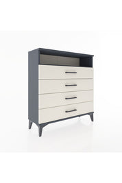 Arges Şifonyer Tek Raflı 4 Çekmeceli 88x30x96 Antrasit-Aytaşı