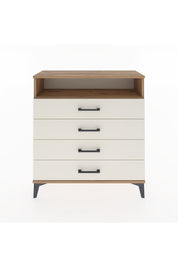 Arges Şifonyer Tek Raflı 4 Çekmeceli 88x30x96 Çam-Aytaşı