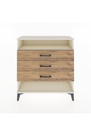 Arges Şifonyer Tek Raflı 3 Çekmeceli 88x30x96 Aytaşı-Çam