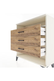 Arges Şifonyer Tek Raflı 3 Çekmeceli 88x30x96 Aytaşı-Çam