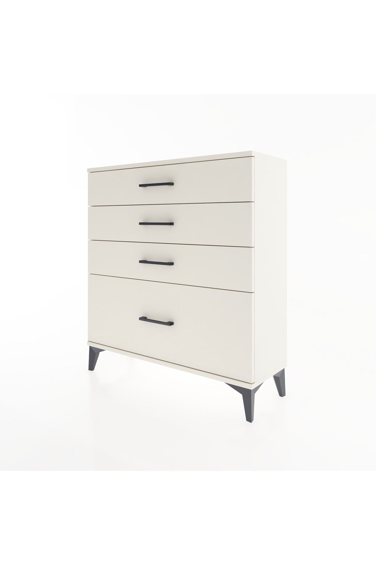 Arges Şifonyer 4 Çekmeceli 88x30x96 - S04M009V1A