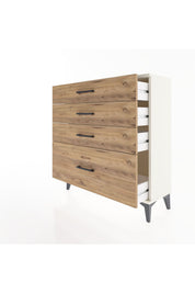 Arges Şifonyer 4 Çekmeceli 88x30x96 - S04M009V3A