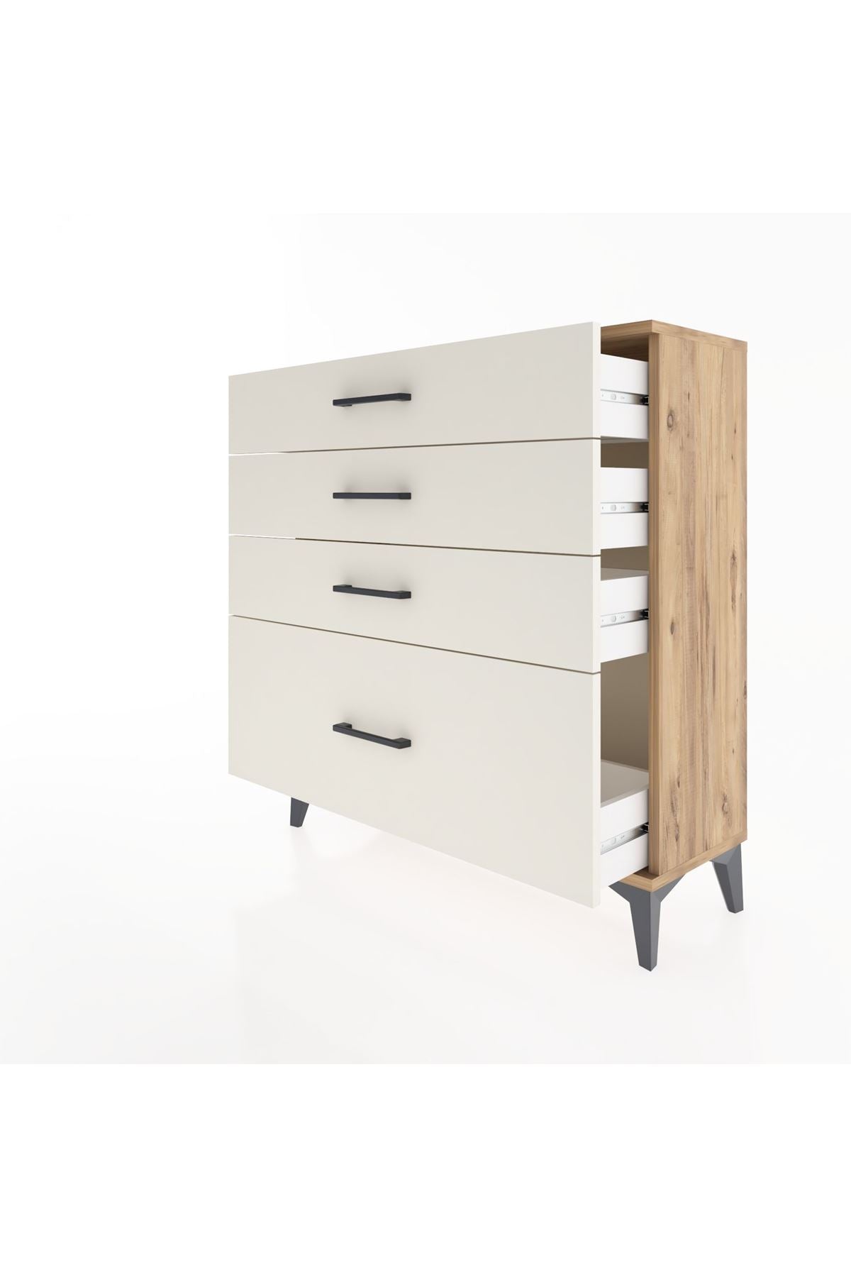 Arges Şifonyer 4 Çekmeceli 88x30x96 - S04M009V7A