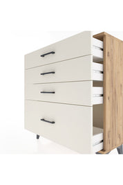 Arges Şifonyer 4 Çekmeceli 88x30x96 - S04M009V7A