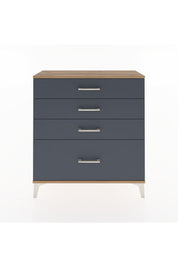 Arges Şifonyer 4 Çekmeceli 88x30x96 Çam-Antrasit