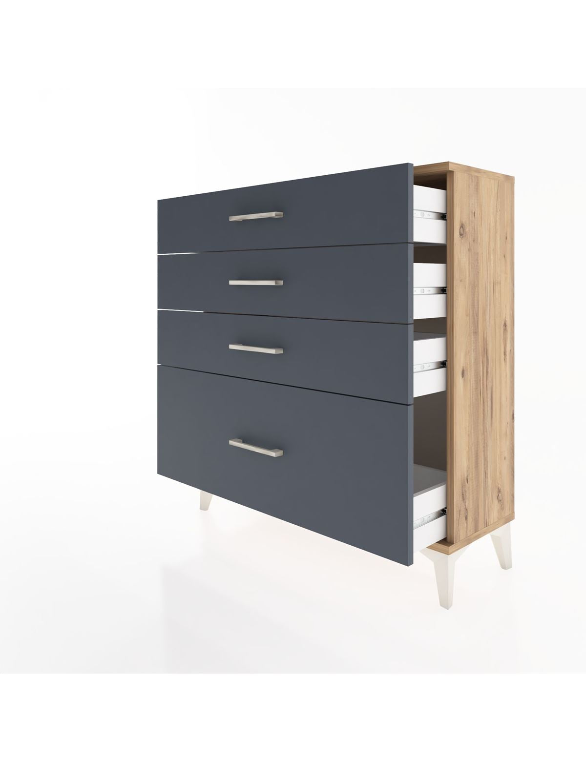 Arges Şifonyer 4 Çekmeceli 88x30x96 - S04M009V8A