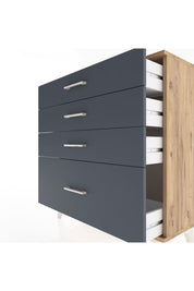 Arges Şifonyer 4 Çekmeceli 88x30x96 - S04M009V8A