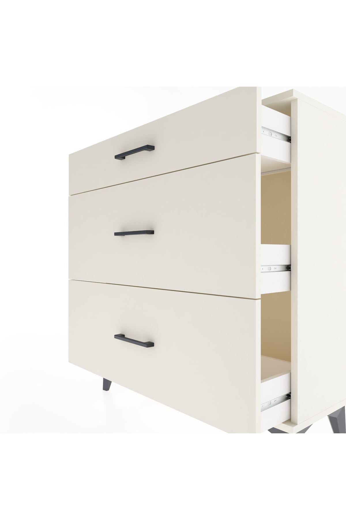 Arges Şifonyer 3 Çekmeceli 88x30x96 Aytaşı-Aytaşı