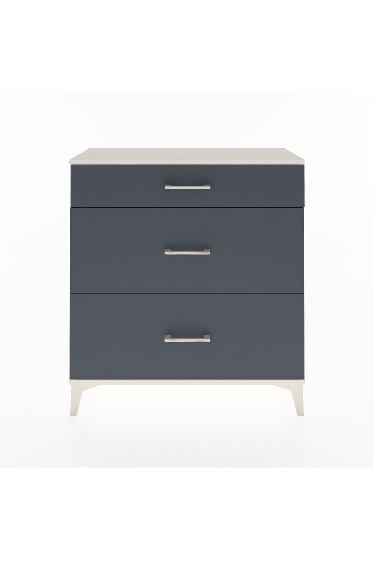 Arges Şifonyer 3 Çekmeceli 88x30x96 Aytaşı-Antrasit