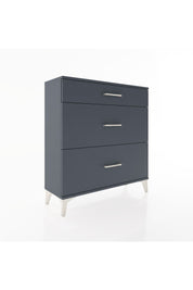 Arges Şifonyer 3 Çekmeceli 88x30x96 Antrasit-Antrasit