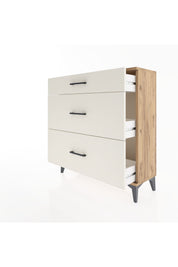 Arges Şifonyer 3 Çekmeceli 88x30x96 Çam-Aytaşı