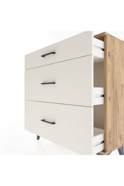 Arges Şifonyer 3 Çekmeceli 88x30x96 Çam-Aytaşı
