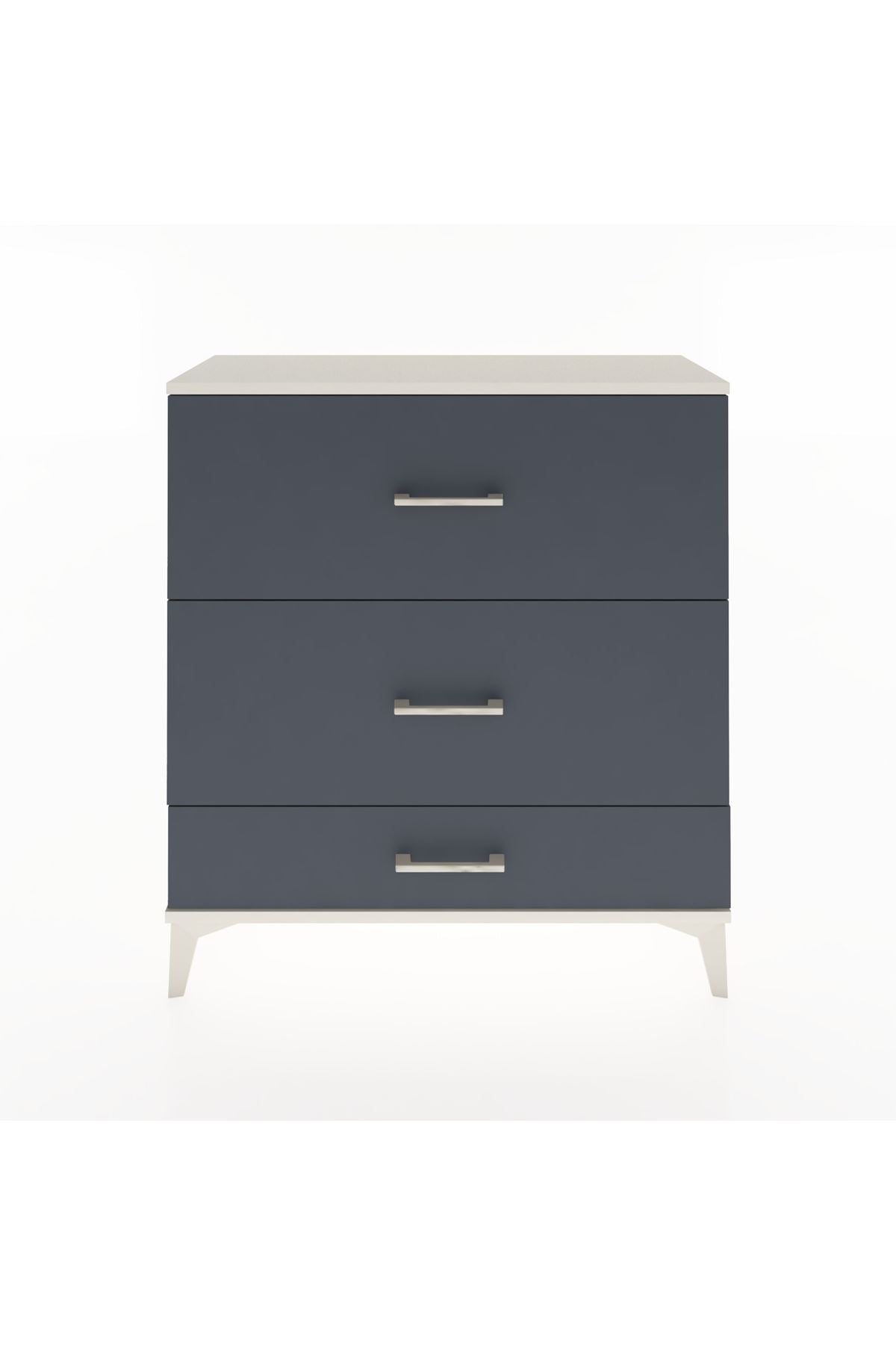 Arges Şifonyer 3 Çekmeceli 88x30x96 Aytaşı-Antrasit