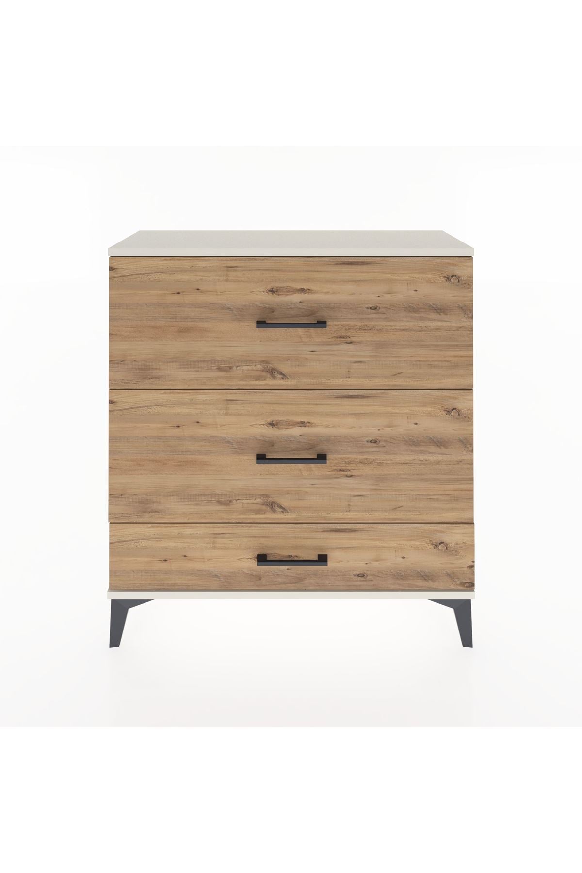 Arges Şifonyer 3 Çekmeceli 88x30x96 Aytaşı-Çam