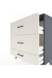 Arges Şifonyer 3 Çekmeceli 88x30x96 Antrasit-Aytaşı