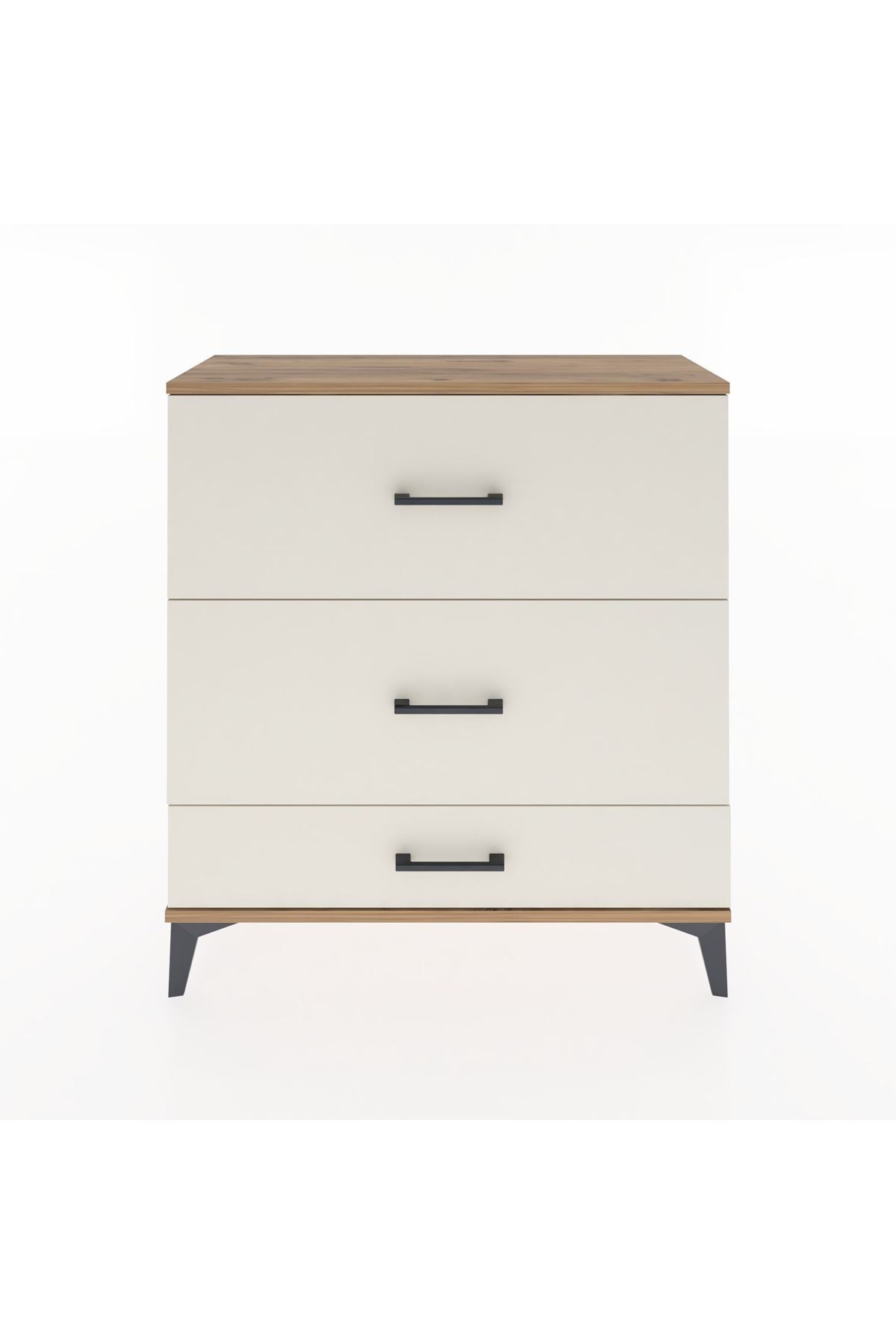 Arges Şifonyer 3 Çekmeceli 88x30x96 Çam-Aytaşı