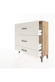 Arges Şifonyer 3 Çekmeceli 88x30x96 Çam-Aytaşı