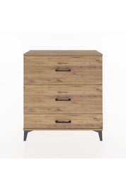 Arges Şifonyer 3 Çekmeceli 88x30x96 Çam-Çam