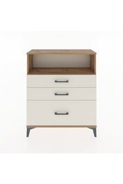 Arges Şifonyer Tek Raflı 3 Çekmeceli 88x30x106 Çam-Aytaşı