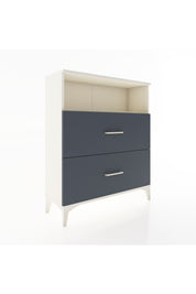 Arges Şifonyer Tek Raflı 2 Çekmeceli 88x30x106 Aytaşı-Antrasit