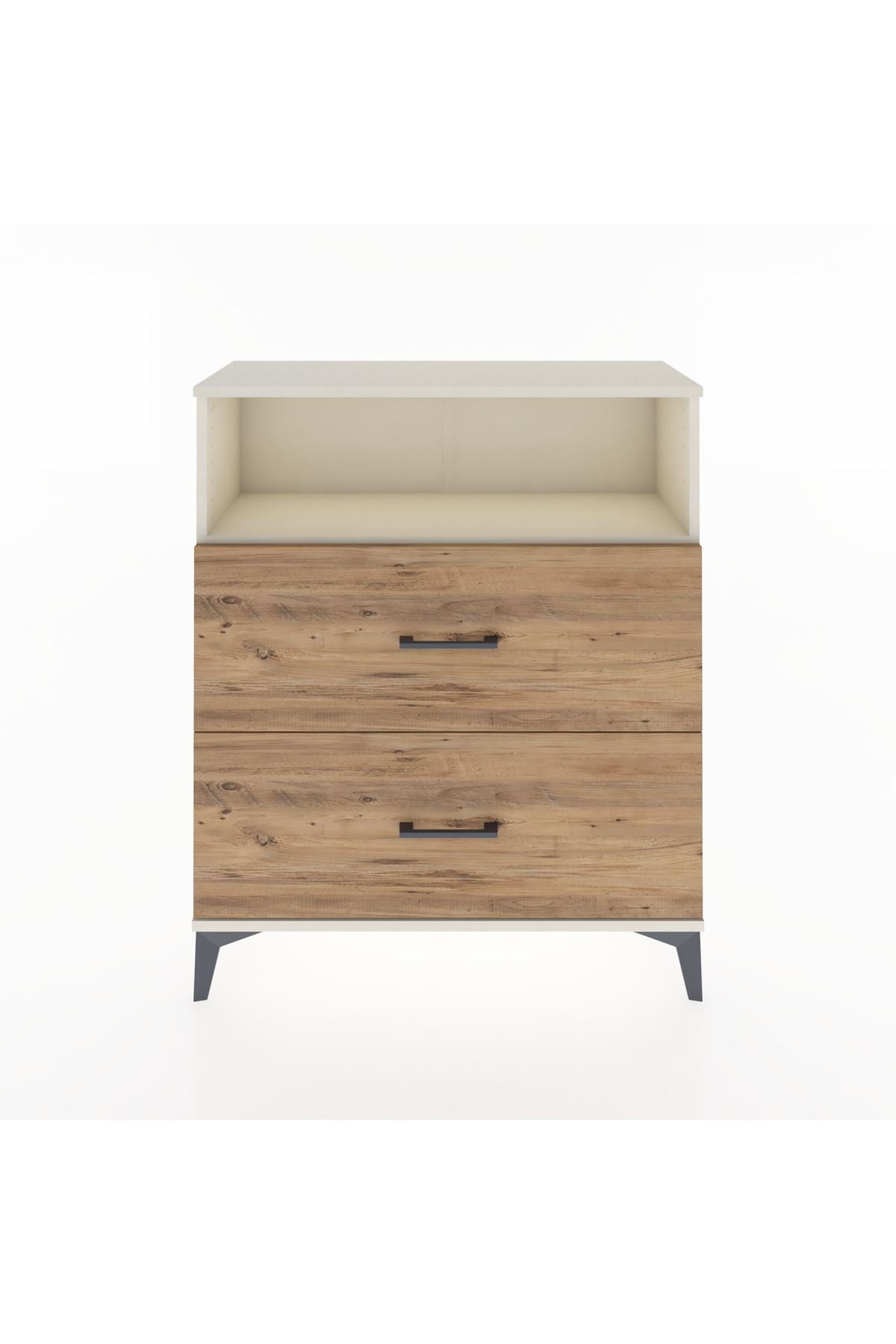 Arges Şifonyer Tek Raflı 2 Çekmeceli 88x30x106 Aytaşı-Çam