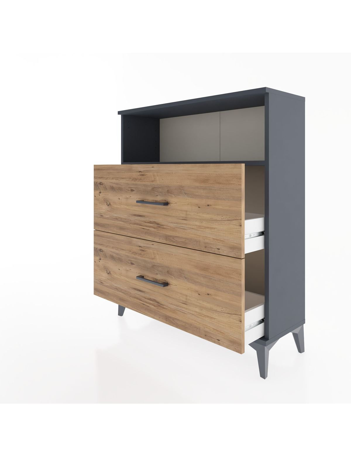 Arges Şifonyer Tek Raflı 2 Çekmeceli 88x30x106 - S05M014V6A
