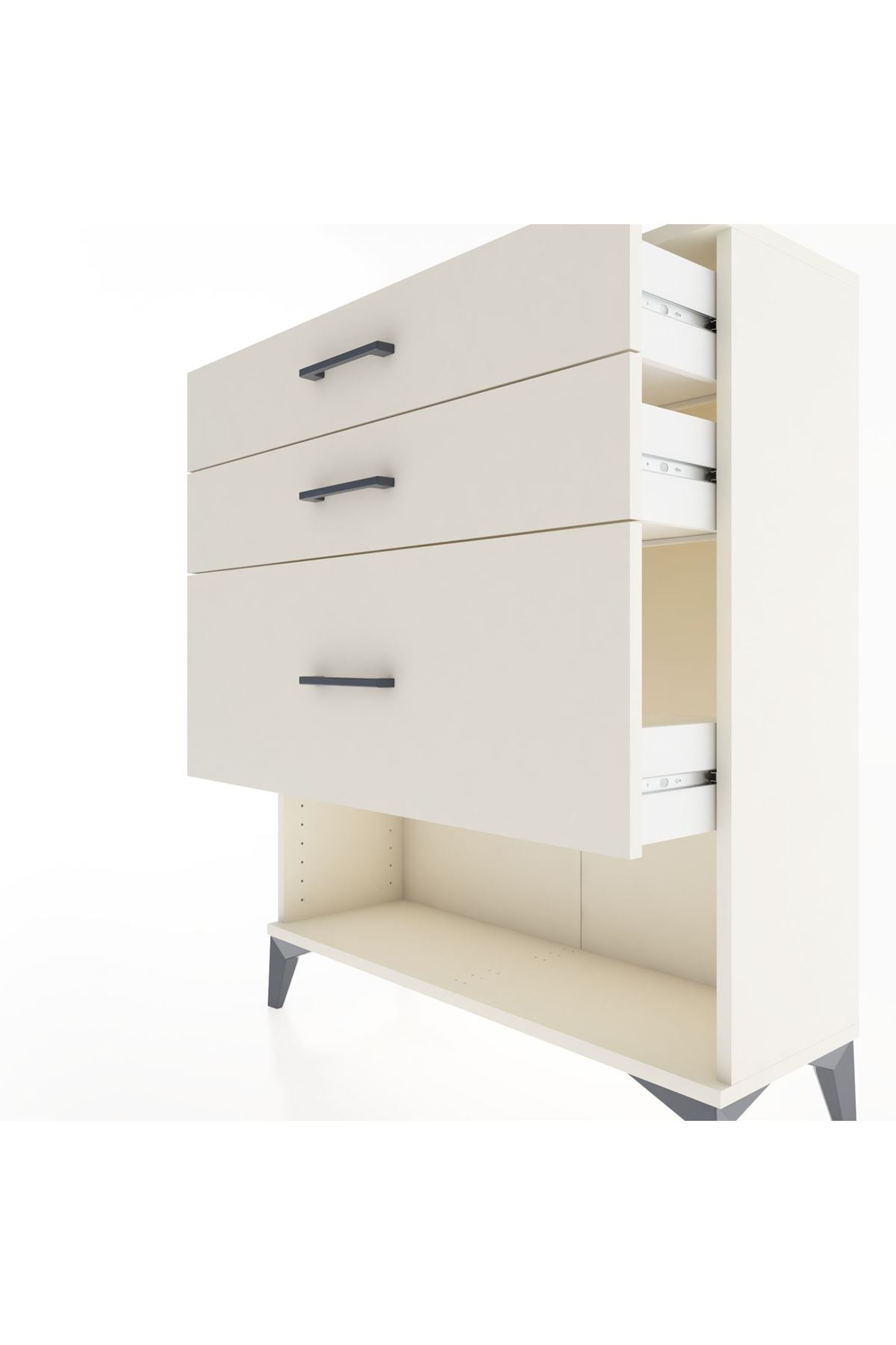 Arges Şifonyer 3 Çekmeceli 88x30x106 Aytaşı-Aytaşı