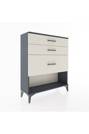 Arges Şifonyer 3 Çekmeceli 88x30x106 Antrasit-Aytaşı