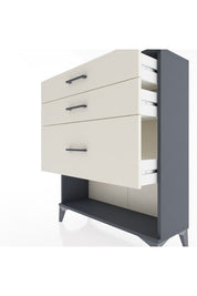 Arges Şifonyer 3 Çekmeceli 88x30x106 Antrasit-Aytaşı