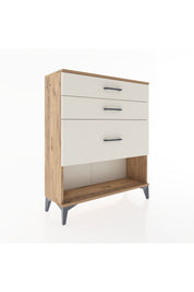 Arges Şifonyer 3 Çekmeceli 88x30x106 Çam-Aytaşı