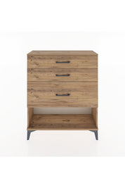 Arges Şifonyer 3 Çekmeceli 88x30x106 Çam-Çam